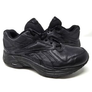 Reebok DMX Max Walk Woman’s Size 7.5 Wide Black Shoes Sneakers Memory Tech